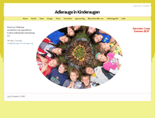 Tablet Screenshot of adlerauge-in-kinderaugen.org